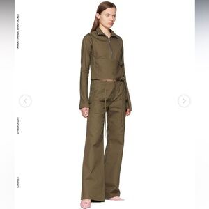 Ioannes Cargo Pants Khaki